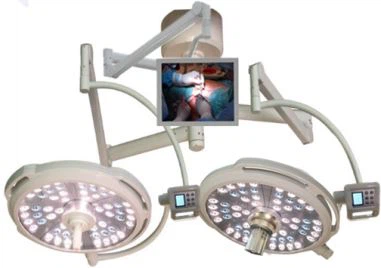Hospital Equipments Double Dome Mobile Led Surgical Light